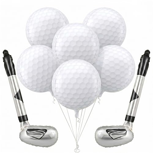 Ballons de golf 4D géants et étanches en aluminium pour décoration de célébration