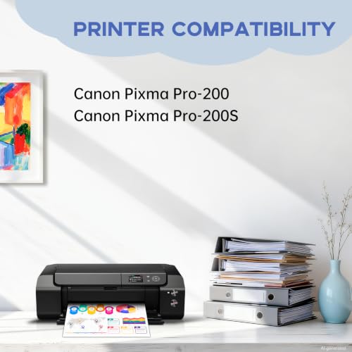 Image of Miss Deer CLI-65 Ink Cartridges High Yield Compatible Replacement for Canon CLI65 CLI 65 Ink Cartridge for CLI-65 Ink Cartridges for PIXMA PRO-200 PRO-200S Printer,8 Pack