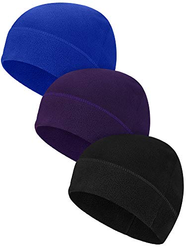 Bonnet d'hiver isolant en polaire douce pour éliminer les frissons, lot de 3