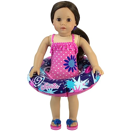 Ropa para muñeca Sophia's 18" traje baño con flotador miniatura 5