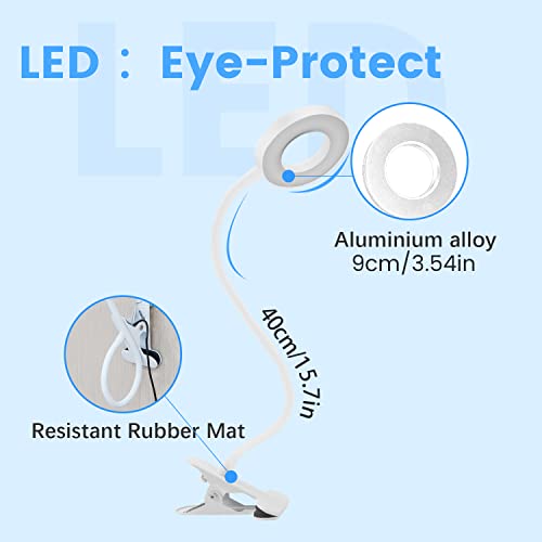 Dowowdo Lampada USB da Scrivania con Pinza, 48