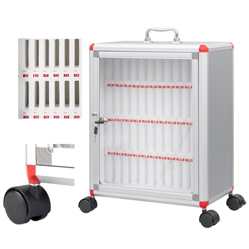 Coffre-fort en alliage d'aluminium avec roues universelles de rangement