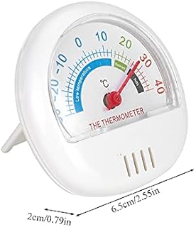 Refrigerator Freezer Thermometer Refrigerator Freezer Fridge Temperature Cooler Large Dial Mechanical Thermometer Home Supply White
