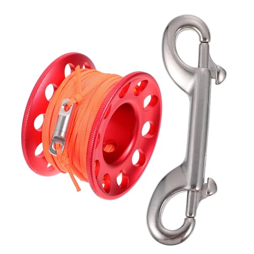 Carrete de línea antienredos PRETYZOOM con aluminio resistente para boya