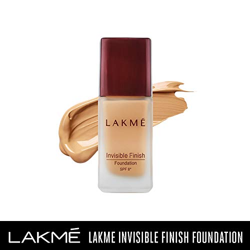 Lakme Invisible Finish SPF 8 Liquid Foundation, Shade 01, Ultra Light Water Based Face Makeup for Glowing Skin - Full Coverage, Natural Finish, 25 ml - Image 6
