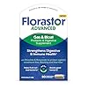 Florastor Advanced Gas and Bloat Probiotic, Digestive Enzymes and Botanicals, Plus Probiotics for Digestive Health, 30 Capsules