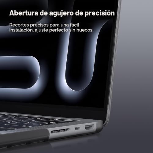 Funda MacBook Pro 16 pulgadas negra mate carcasa duradera PP 5