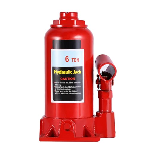 Cric hydraulique 6T vertical pour la réparation de voiture et le levage de véhicule portable