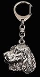 Silbergewicht in Gramm: Springer Spaniel, Silber gepunzt 925, Hund, Silber, Schmuckanhänger, Anhänger, Schlüsselanhänger, Limitierte Edition, Art Dog