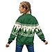 ZFRXIGN Christmas Tree Jacket for Boys Girls Size 11-12 Button up Cardigan School Uniform Baseball Jacket Fall Crewneck Sweatshirt Stress Coat Pocket T Shirts, Green