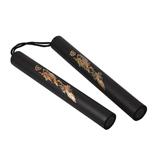 Jandays Nunchucks Nunchakus-Foam Safe Rubber Nunchakus for Kids/Beginner Practice-1