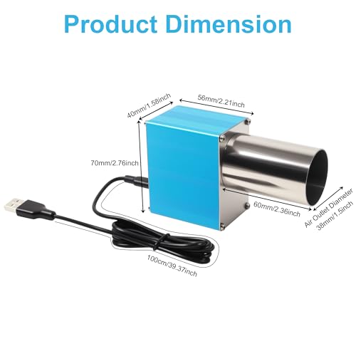 Ventilateur de barbecue USB 5V pour allumer le charbon sans effort en extérieur - 4