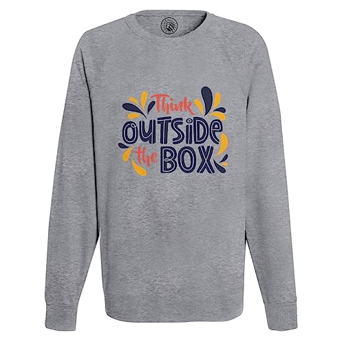 Sweatshirt Homme Think Outside The Box, le cadeau idéal pour jeune diplômé