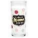 Produktbild Die Geschenkewelt Happy Life 45577 Trink-Glas mit Spruch Mama ist die Beste, Wasserglas 50 cl, mit Gold-Effekt Trinkglas