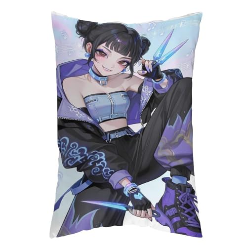 K-POP ガールズ ファスナー付き抱き枕カバー、ホームデコレーション 12 "x20 "