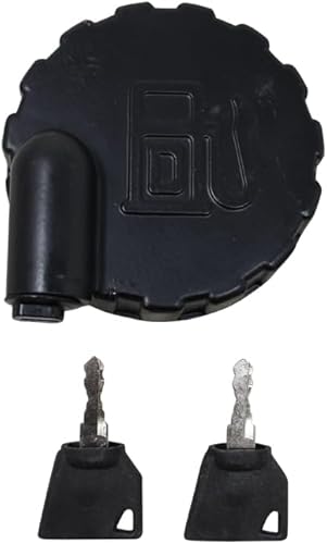 RAParts - Tapa de depósito de combustible con cerradura con 2 llaves 33145908 33133064 para JCB 3CX 2CX 2CXSL 4CX