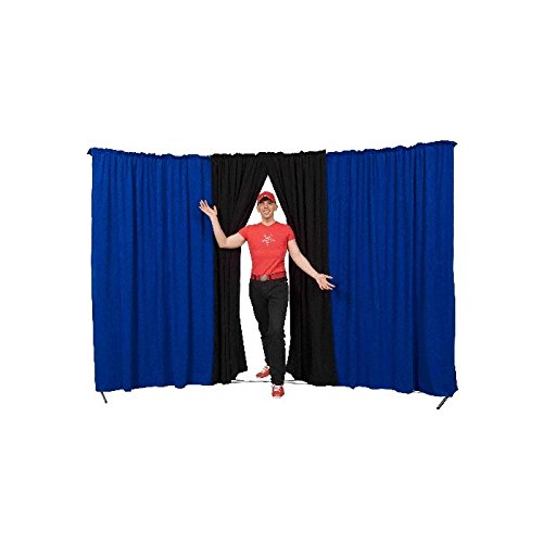 Spider Rideaux de scène Evoflex Bleu Porte Noire