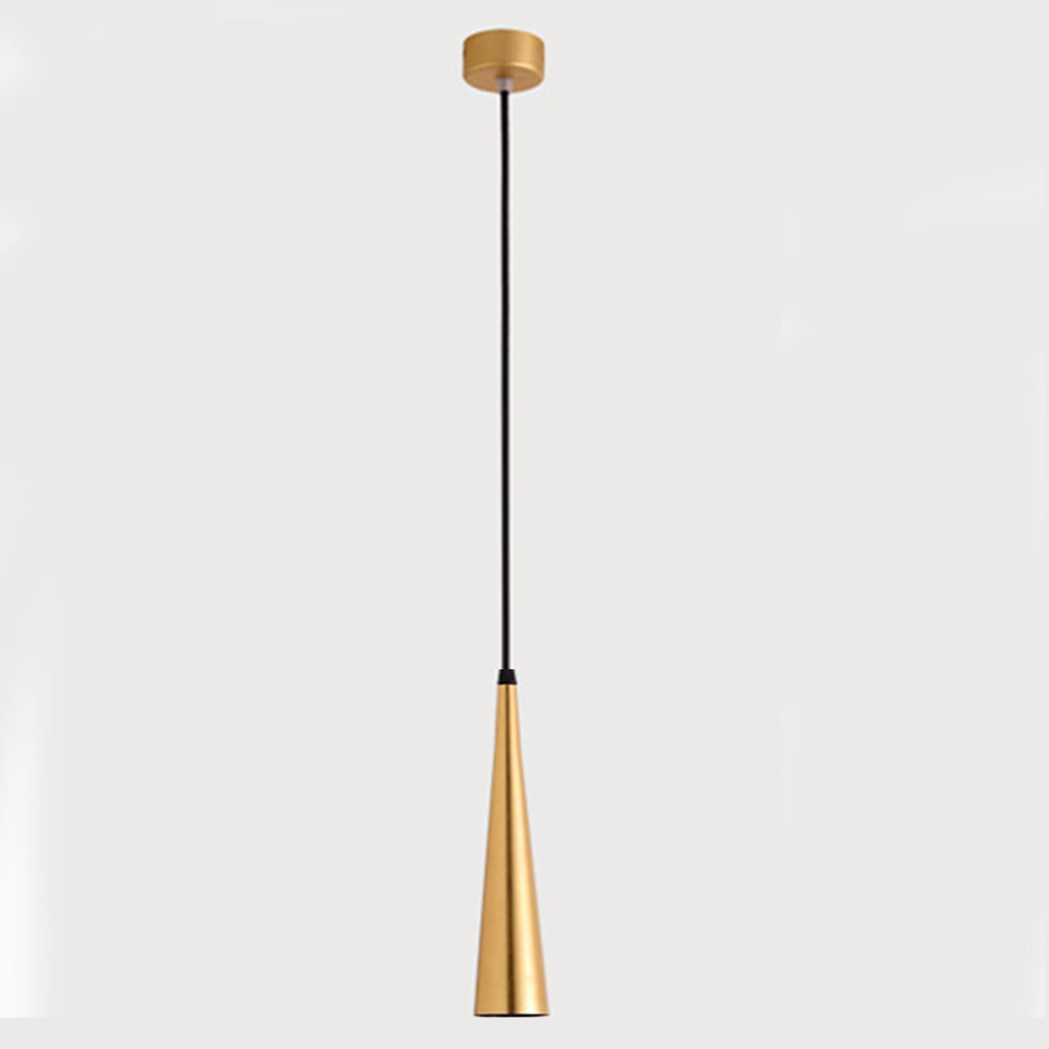 LYMSXAZOU Modern Minimalist LED Chandelier - 7W Neutral Light Conical Ceiling Lamp for Kitchen Hallway & Entrance Stylish Aluminium Spot Fixture
