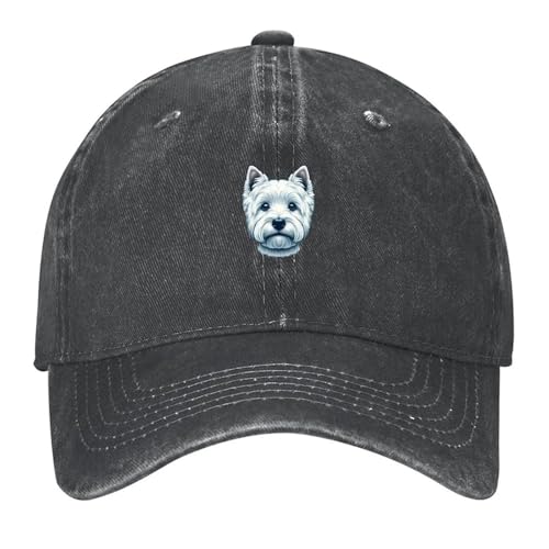 Casquettes Classiques Hansome Westie ajustables pour hommes et femmes