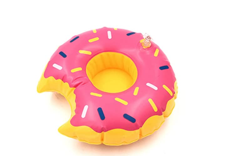 Bargain Wells Inflatable Doughnut Donut Hot tub Bath Pool Drinks Holder