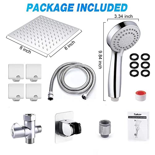 Shower head haute pression combiné douche de tête avec flexible - 2