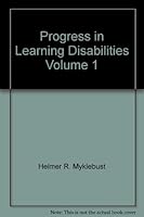 Progress in Learning Disabilities Volume 1 B001H1PVBY Book Cover