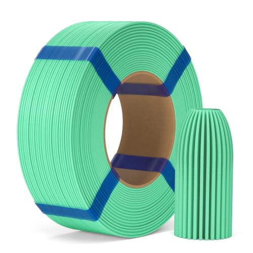 Image of ELEGOO PLA Basic Refill Filament 1.75mm Light Cyan 1KG, 3D Printer Filament No Spool Dimensional Accuracy + /- 0.02mm, 3D Printing PLA for Reusable Spool Refilling