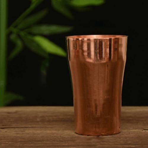 Taza de cobre hecha a mano de diseño retro para café y cerveza 6
