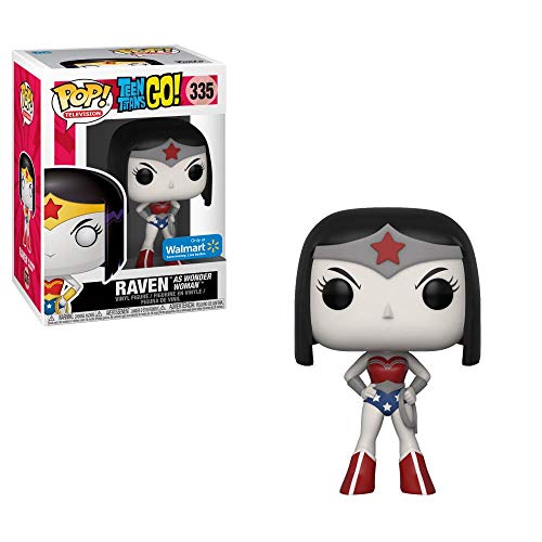 Funko - Figurine Dc Comics Teen Titans Go ! -Raven As Wonder Woman Exclu Pop 10Cm - 0889698100809