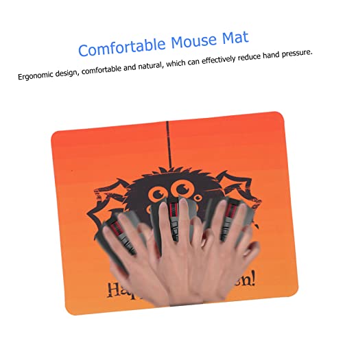 Tapis de souris non gaming Halloween Lurrose pour ordinateur et bureau