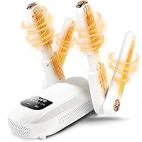 Zabatoco Shoe Dryer, Boot Dryer, Portable Electric Shoes Boots Dryer and Warmer with Timer Heater, Folding and Drying Adjustable Rack