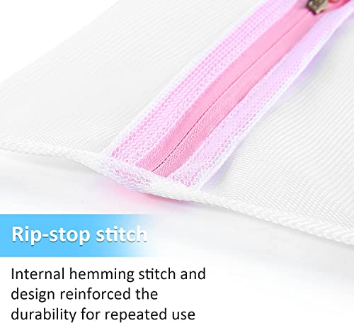 Gogooda 7PCS Mesh Laundry Bags, Reuse Durable Washing Machine Bag for Delicates Blouse, Hosiery, Underwear, Bra, Lingerie and Baby Clothes …