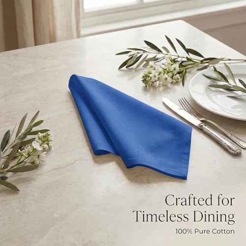 Urban Villa Cloth Napkins Cotton 20x20 (Set of 12) Royal Blue by Urban Villa - Used condition - Image 8