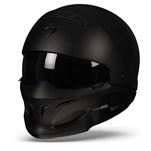Scorpion - Exo-Combat - Casco para moto, color negro mate, talla S