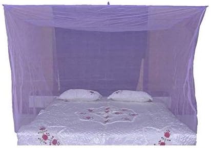 Mahdiya Mosquito Net Pest Control Avoid Annoying Insect Standard Size 4x6.5 (Purple)