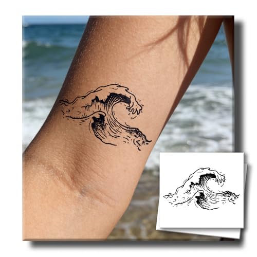 Tattoo Tech, 2 Sheets Small Semi Permanent Tattoo, Lasts 7-15