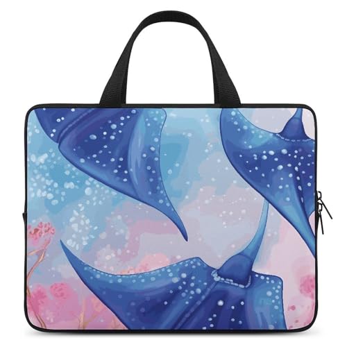 Housse PC portable 10 pouces animaux marins étui protection