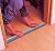 Door-Threshold-Ramp-Floor-Transition-Strip 36 inch, Threshold 3/4 to 4/5 in, Thresholds Ramps for Doorways, Edge-Reducer Vinyl-Transition-Strip for Door/Floor (Grey)