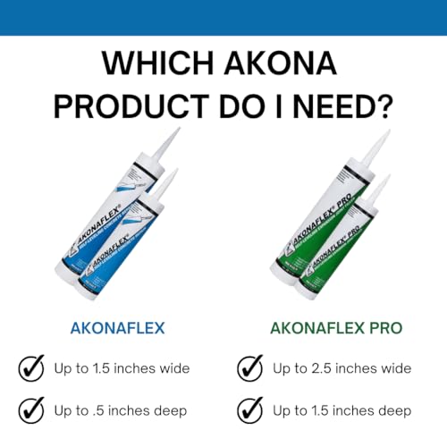 Akona 104560 Flex Self-Leveling Concrete Repair - Crack Filler Caulk thumb #5