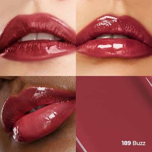 Image of Laka Fruity Glam Tint | Glowing Korean Lip Tint with Hydrating Lightweight Texture | Buildable Color, Non-Sticky High Shine Gloss | K-Beauty Korean Makeup | #189 Buzz, 0.15oz