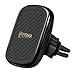 Wireless Charging Magnetic Car Mount PITAKA New MagEZ Mount Qi Only Compatible with MagEZ Case Fast Qi Charging Phone Holder with USB A-C Cable Air Vent Mount for iPhone Galaxy Qi Smartphone