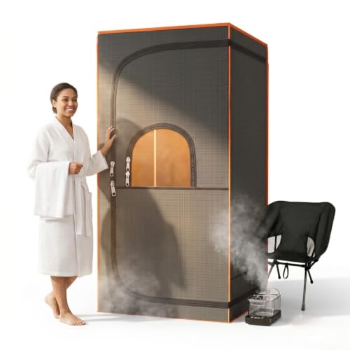 Lamorland Luxury Portable Steam Sauna Tent for Home - 1500W...