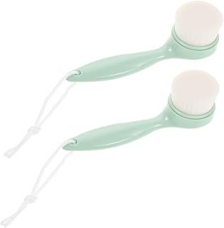 Cepillo de limpieza facial suave de mango lar...