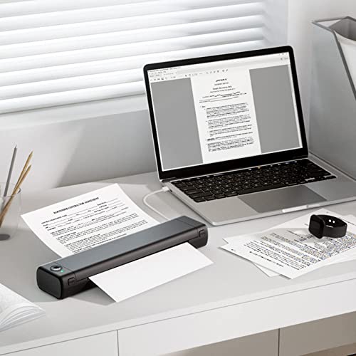 Image of Portable Printers Wireless for Travel, Thermal Tattoo Stencil Printer for Office,Letter Bluetooth Compact Printer for 8.5 inchx11 inch Size