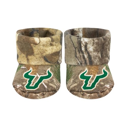 Baby Bootie Sock - South Florida Bulls - Camo - Newborn - 6 Mos