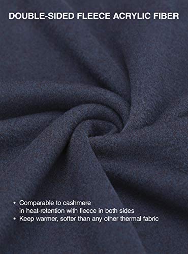 image for DAVID ARCHY Men's 2 Pack Ultra Soft Winter Warm Base Layer Pants Fleec