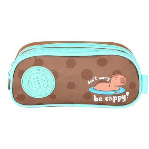 Estojo Triplo, Luxcel, Up4you, Capivara, Verde