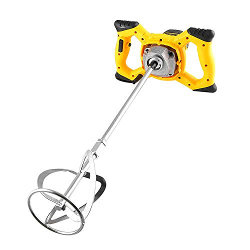 Betonmischer Handmixer Elektrisch Rührgerät Mörtelrührer Handrührgerät Handrührwerk 2400W,Single Paddle