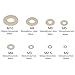 KINDPMA 500 Piezas Arandelas de Plastico Arandelas Nylon Planas Arandela Plana M2...