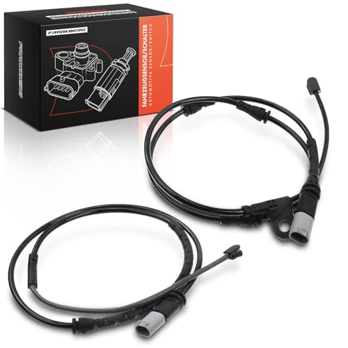 Frankberg 2x Brake Pad Wear Sensor Brake Pad Wear Indicator Front and Rear Axle Left Passenger Side Compatible with X5 E70 2010-2013 X5 F15 F85 2013-2018 X6 E71 E72 2010-2019